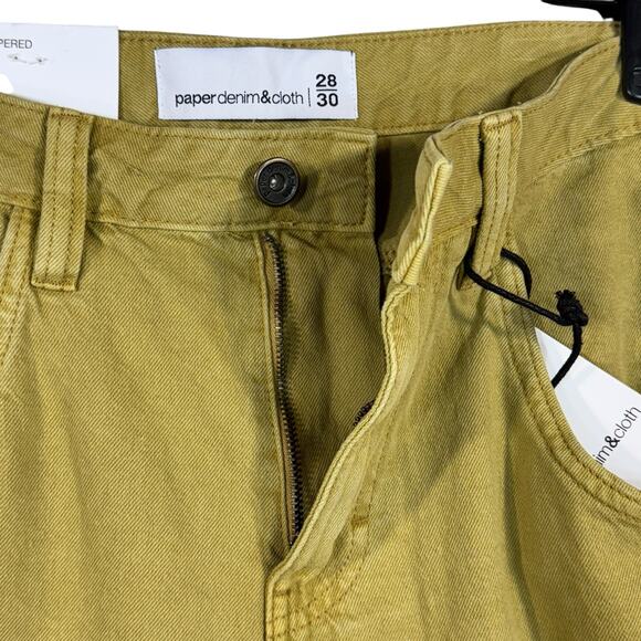 Paper Denim & Cloth SZ 28/30 Mens Relaxed Tapered Carpenter Jeans Zip-Fly Lundy - Picture 3 of 12